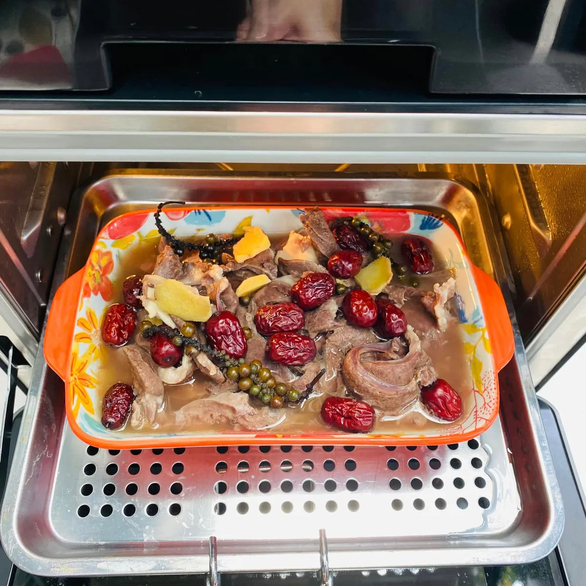 C&aacute;ch l&agrave;m tim heo hấp t&aacute;o đỏ bổ dưỡng - Ảnh 5.