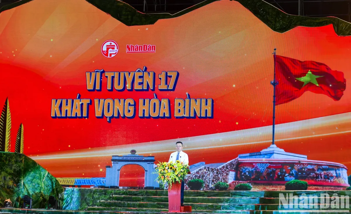 Chương tr&igrave;nh nghệ thuật đặc biệt &ldquo;Vĩ tuyến 17 &ndash; Kh&aacute;t vọng h&ograve;a b&igrave;nh&rdquo; - Ảnh 1.
