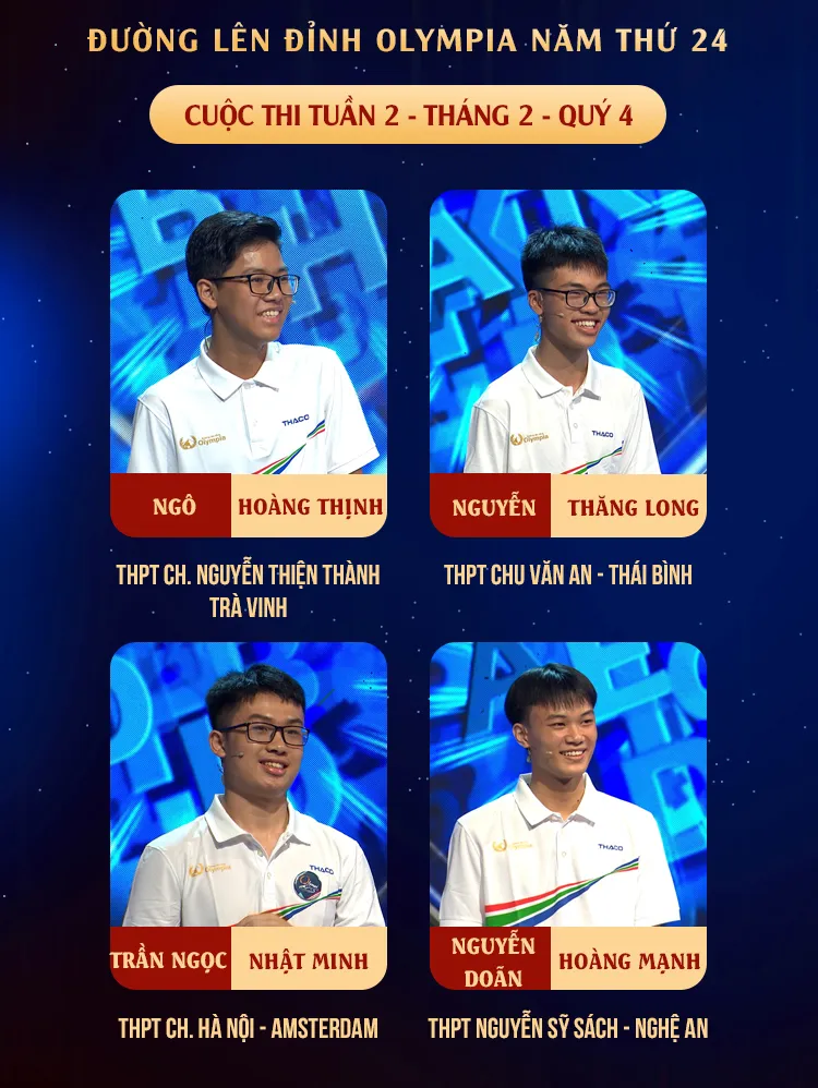 Đường l&ecirc;n đỉnh Olympia: Nam sinh H&agrave; Nội chiến thắng thuyết phục với số điểm cao - Ảnh 1.