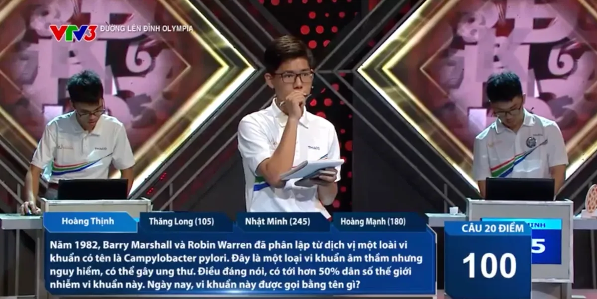 Đường l&ecirc;n đỉnh Olympia: Nam sinh H&agrave; Nội chiến thắng thuyết phục với số điểm cao - Ảnh 7.