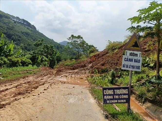 Mưa lớn gây thiệt hại tại Yên Bái - Ảnh 1.