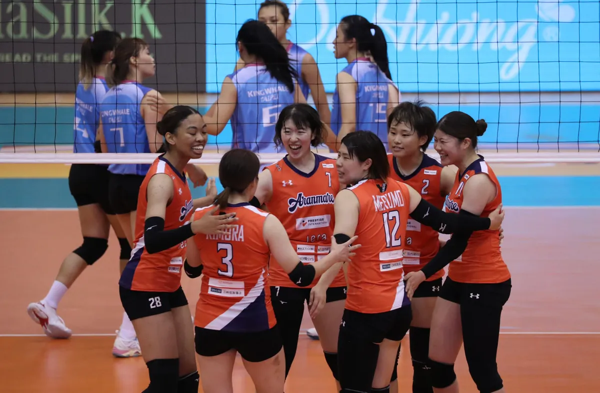 Thắng thuyết phục King Whale Taipei, Aranmare (Nhật Bản) ra quân thắng lợi tại VTV Ferroli Cup 2024 - Ảnh 7. Thắng thuyết phục King Whale Taipei, Aranmare (Nhật Bản) ra quân thắng lợi tại VTV Ferroli Cup 2024 - Ảnh 7.