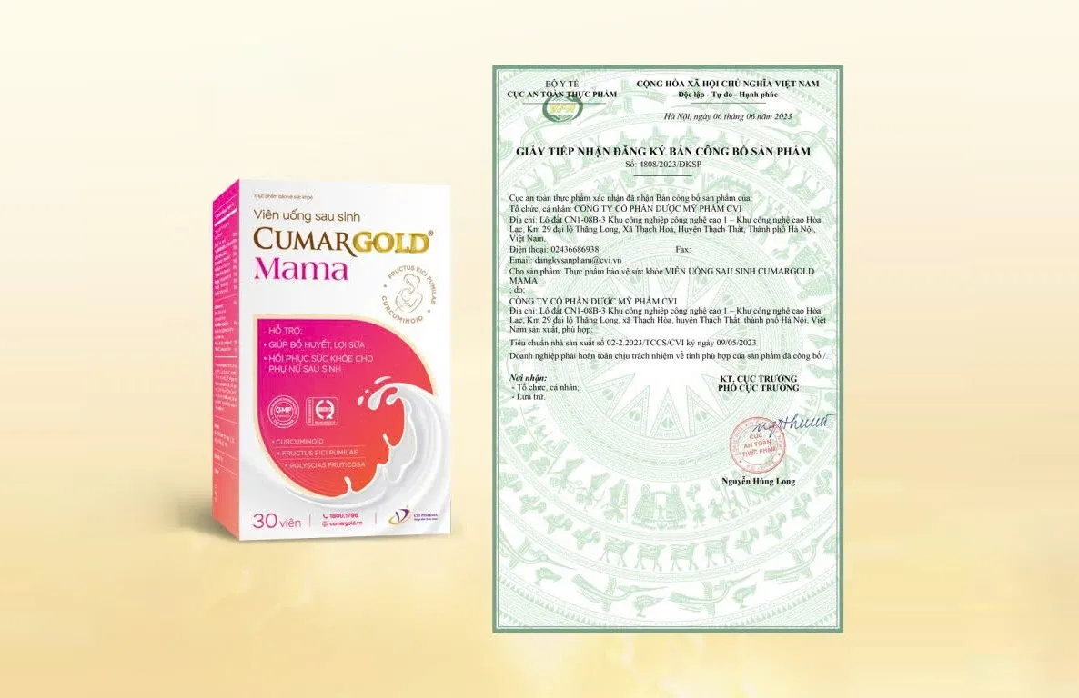 CumarGold Mama - Viên uống lợi sữa, hỗ trợ hồi phục sức khỏe cho mẹ sau sinh - Ảnh 4. CumarGold Mama - Viên uống lợi sữa, hỗ trợ hồi phục sức khỏe cho mẹ sau sinh - Ảnh 4.