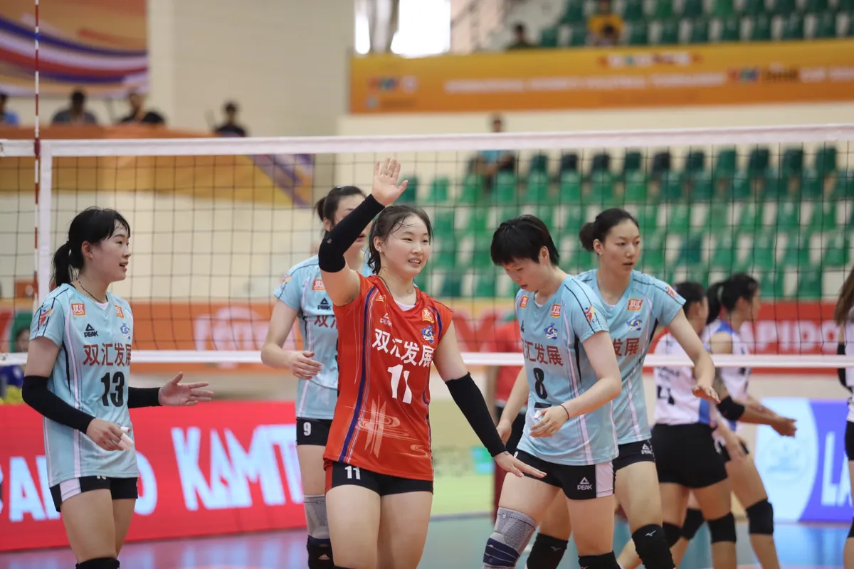 Thắng thuyết phục King Whale Taipei (Đài Bắc Trung Hoa), Hà Nam (Trung Quốc) có chiến thắng đầu tiên tại VTV Ferroli Cup 2024 - Ảnh 7. Thắng thuyết phục King Whale Taipei (Đài Bắc Trung Hoa), Hà Nam (Trung Quốc) có chiến thắng đầu tiên tại VTV Ferroli Cup 2024 - Ảnh 7.