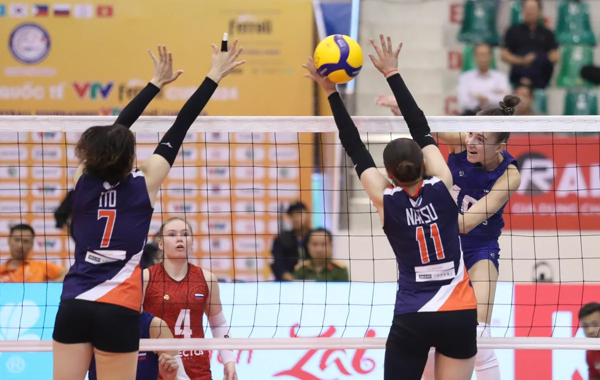 Korabelka (Nga) dễ dàng khuất phục Aranmare (Nhật Bản), xứng đáng ứng viên vô địch VTV Ferroli Cup 2024 - Ảnh 8. Korabelka (Nga) dễ dàng khuất phục Aranmare (Nhật Bản), xứng đáng ứng viên vô địch VTV Ferroli Cup 2024 - Ảnh 8.