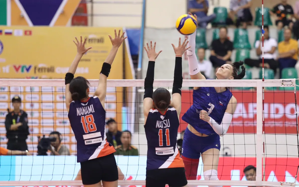 Korabelka (Nga) dễ dàng khuất phục Aranmare (Nhật Bản), xứng đáng ứng viên vô địch VTV Ferroli Cup 2024 - Ảnh 6. Korabelka (Nga) dễ dàng khuất phục Aranmare (Nhật Bản), xứng đáng ứng viên vô địch VTV Ferroli Cup 2024 - Ảnh 6.