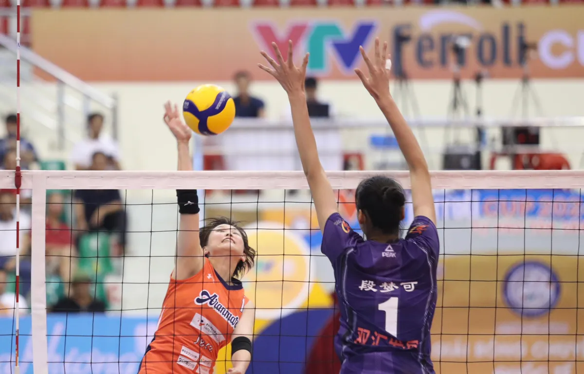 Vượt qua Aranmare (Nhật Bản), Hà Nam (Trung Quốc) giành vị trí thứ 2 bảng B VTV Ferroli Cup 2024 - Ảnh 2. Vượt qua Aranmare (Nhật Bản), Hà Nam (Trung Quốc) giành vị trí thứ 2 bảng B VTV Ferroli Cup 2024 - Ảnh 2.