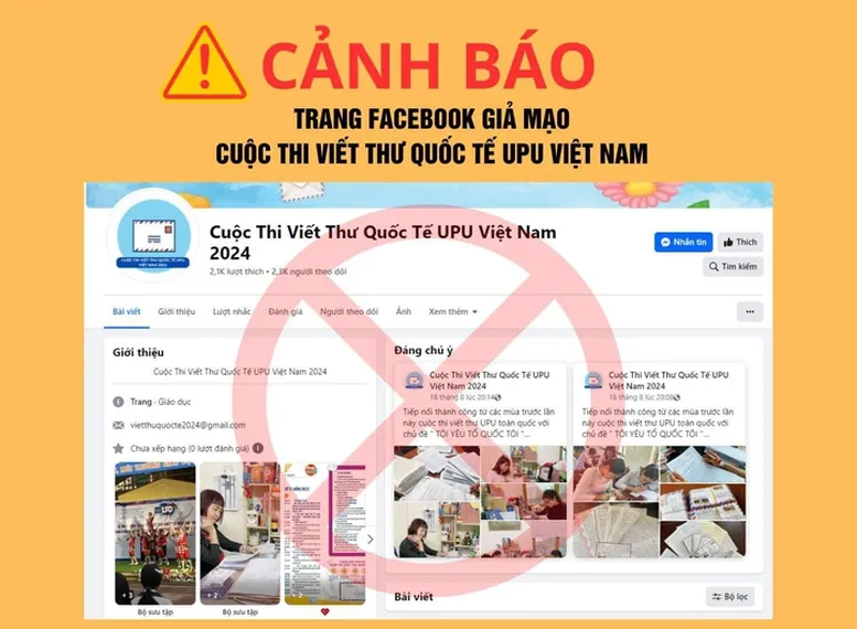 Thận trọng với các trang Facebook về cuộc thi, chương trình trên mạng - Ảnh 1.