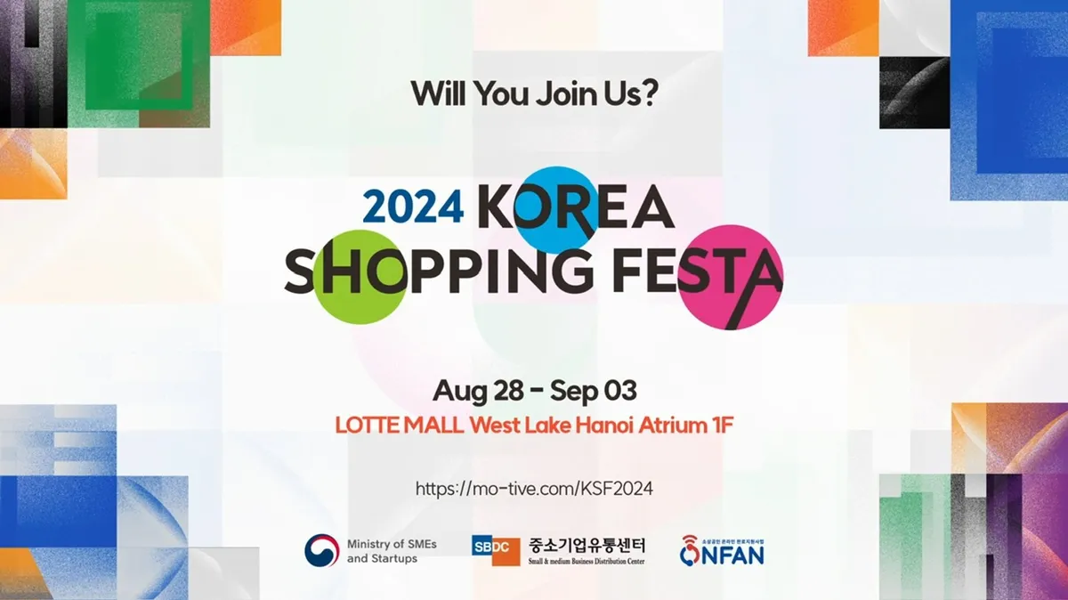 Korea Shopping Festa 2024 chính thức khai mạc tại Hà Nội - Ảnh 1.