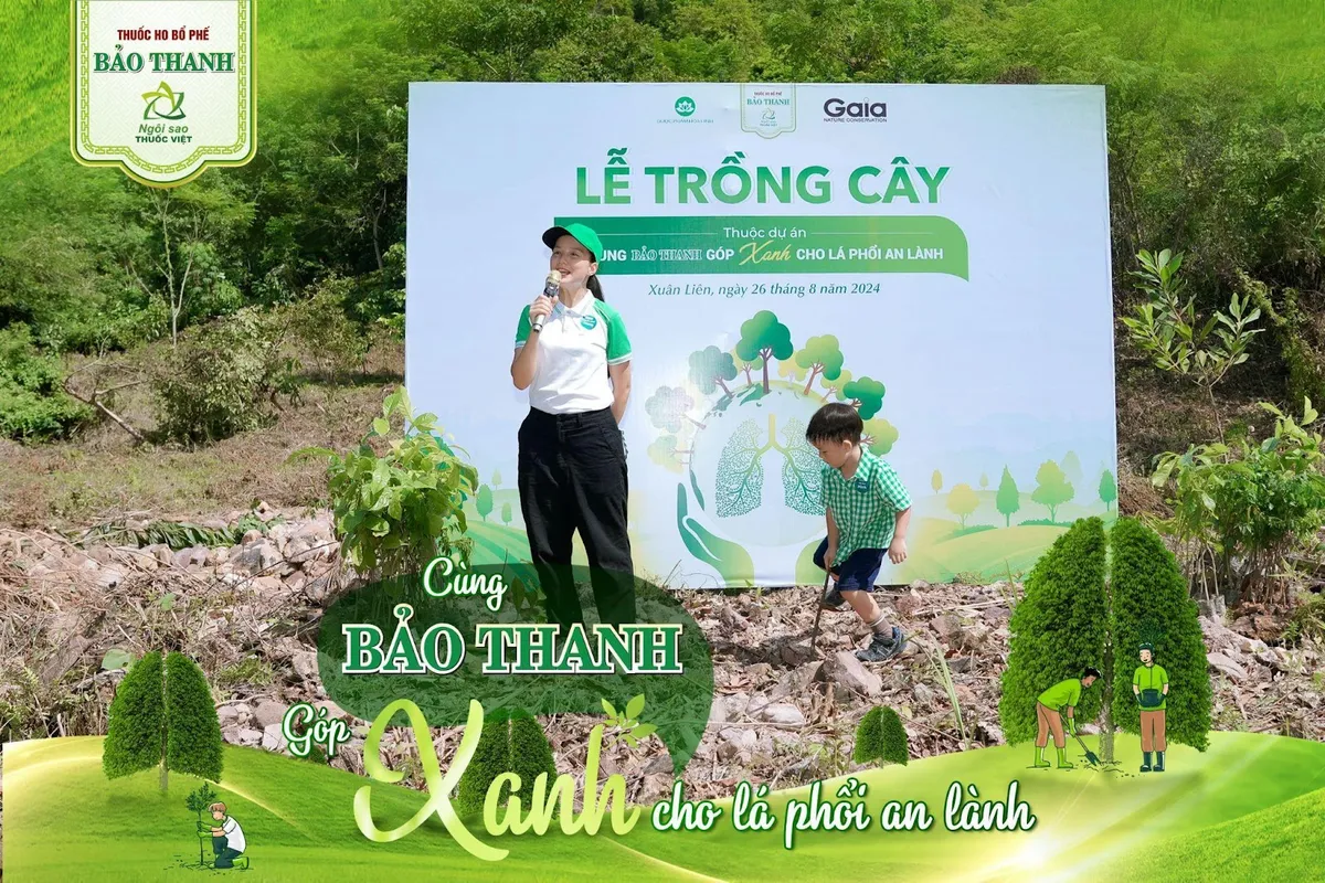 Câu chuyện Góp xanh cho lá phổi an lành và bài học cho con về lòng biết ơn của MC Minh Trang - Ảnh 1.