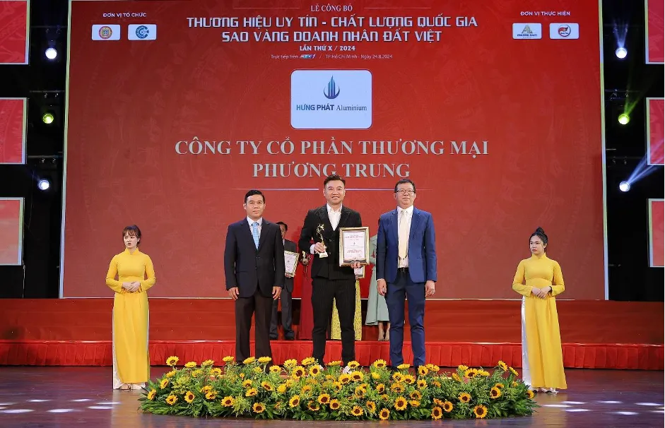 Hưng Ph&aacute;t Aluminium đạt: Thương Hiệu Uy T&iacute;n Chất Lượng Quốc Gia & Thương Hiệu Ti&ecirc;u Biểu Ch&acirc;u &Aacute; TBD - Ảnh 1.