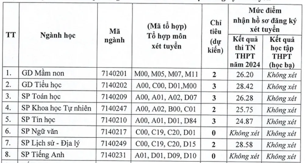 Nhiều trường đại học tuyển bổ sung ngành sư phạm với mức điểm cao  - Ảnh 1.