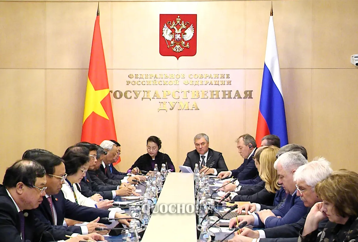 Đưa quan hệ giữa Quốc hội Việt Nam v&agrave; Quốc hội Li&ecirc;n bang Nga ph&aacute;t triển s&acirc;u sắc, thực chất hơn nữa - Ảnh 3.