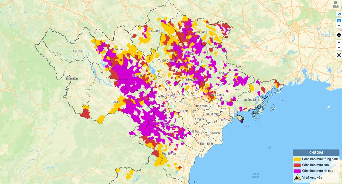 18 tỉnh thành có nguy cơ xảy ra lũ quét, sạt lở đất đá sau bão số 3 - Ảnh 1.