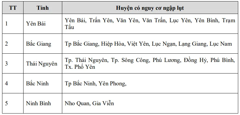 Cảnh báo lũ trên các sông ở Bắc Bộ và Thanh Hóa, đề phòng lũ quét, sạt lở đất - Ảnh 2.