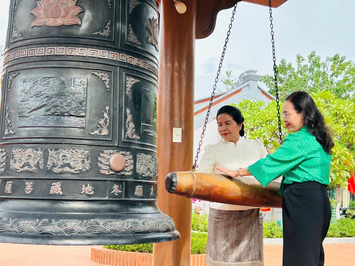 Mặt trận Quảng Bình và Chăm-pa-sắc trao đổi kinh nghiệm công tác đại đoàn kết dân tộc - Ảnh 4.