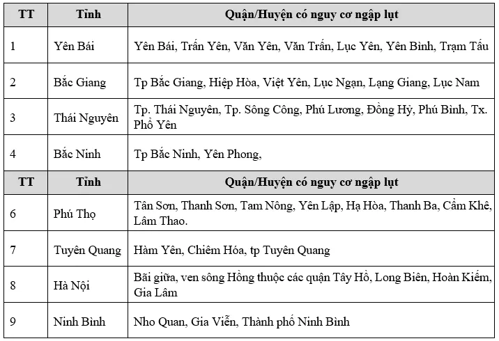 Lũ trên sông Lô, sông Cầu, sông Thương, sông Hồng tiếp tục lên - Ảnh 2.