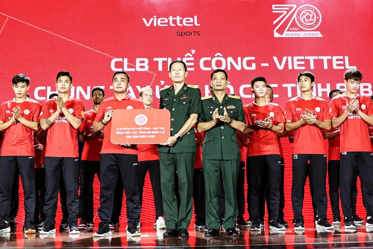 Thể C&ocirc;ng-Viettel, CLB b&oacute;ng đ&aacute; gi&agrave;u th&agrave;nh t&iacute;ch v&agrave; l&acirc;u đời nhất Việt Nam kỷ niệm 70 năm th&agrave;nh lập - Ảnh 1.