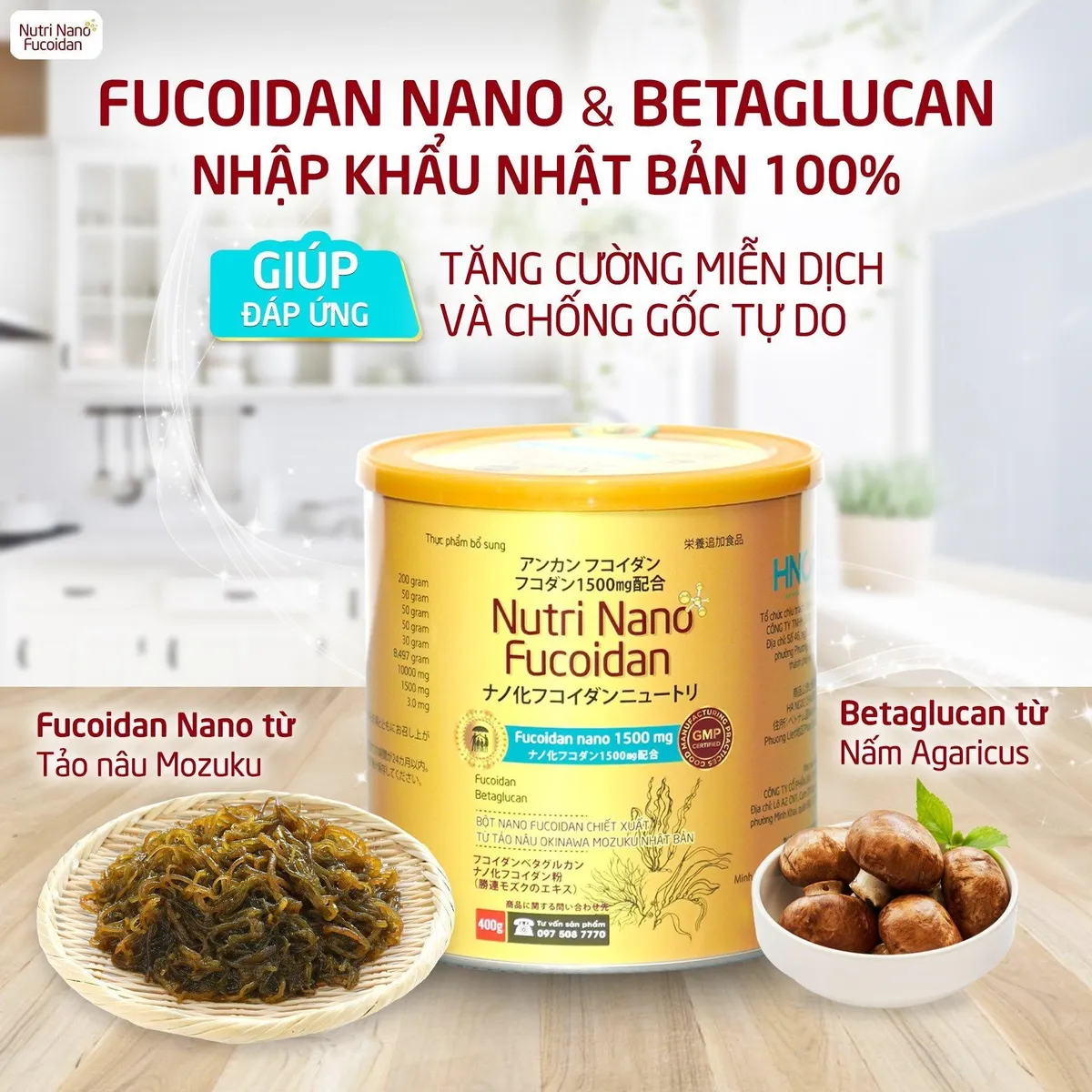 Dinh dưỡng l&agrave;nh mạnh từ ngũ cốc thực dưỡng ứng dụng Fucoidan Nano - Ảnh 2.