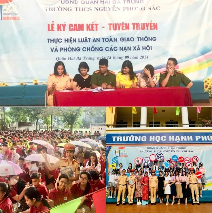 Hà Nội đẩy mạnh tuyên truyền an toàn giao thông cho lứa tuổi học sinh - Ảnh 3.