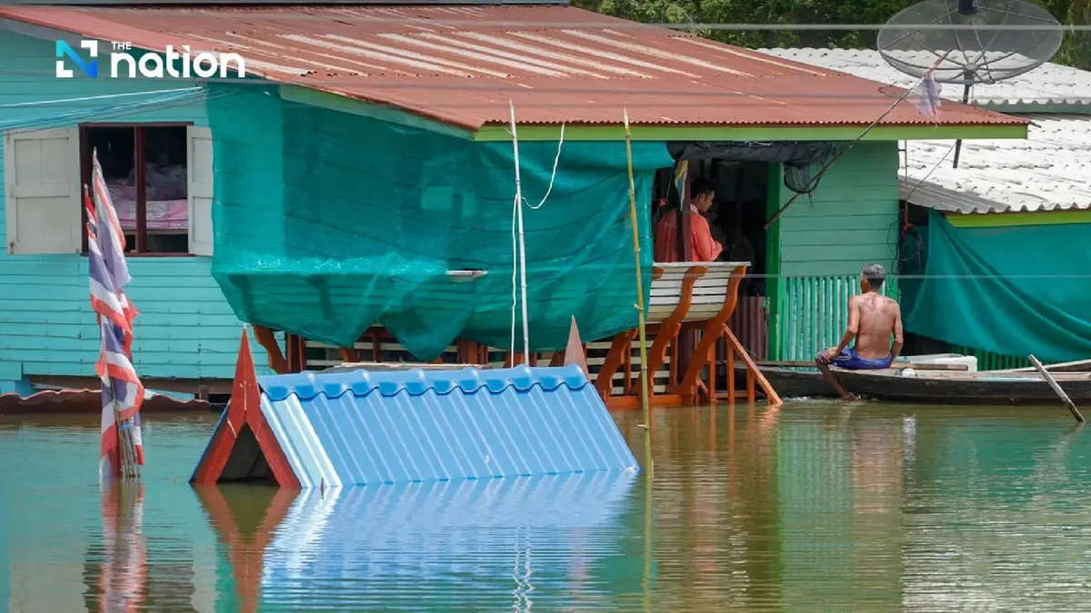 Thái Lan ban bố cảnh báo lũ sông Mekong trước cơn bão mới sắp đổ bộ - Ảnh 1.