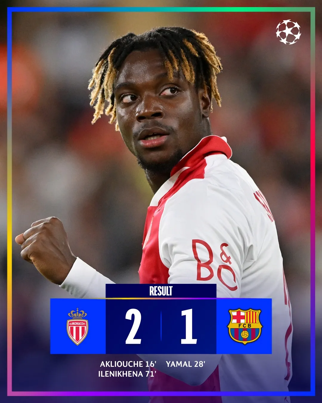 Kết quả Champions League 20/9 | Barcelona trắng tay trước Monaco, Arsenal hòa may mắn - Ảnh 1.