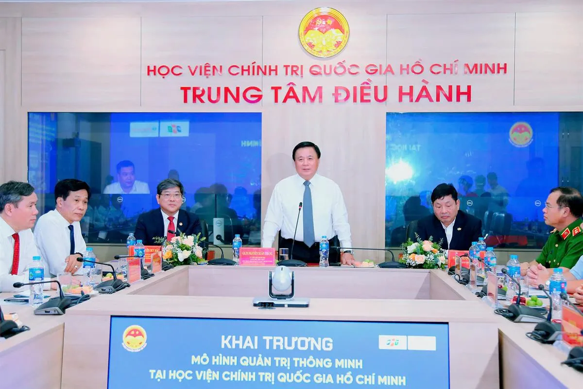 Học viện Chính trị quốc gia Hồ Chí Minh triển khai Mô hình quản trị thông minh - Ảnh 1.