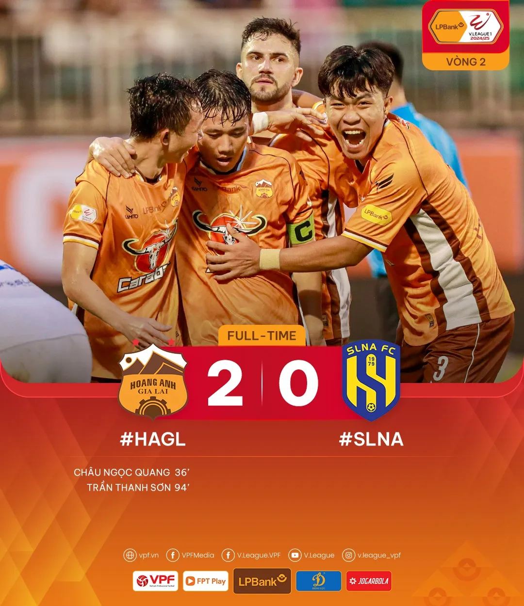 HAGL đ&aacute;nh bại SLNA tại v&ograve;ng 2 V.League - Ảnh 1.