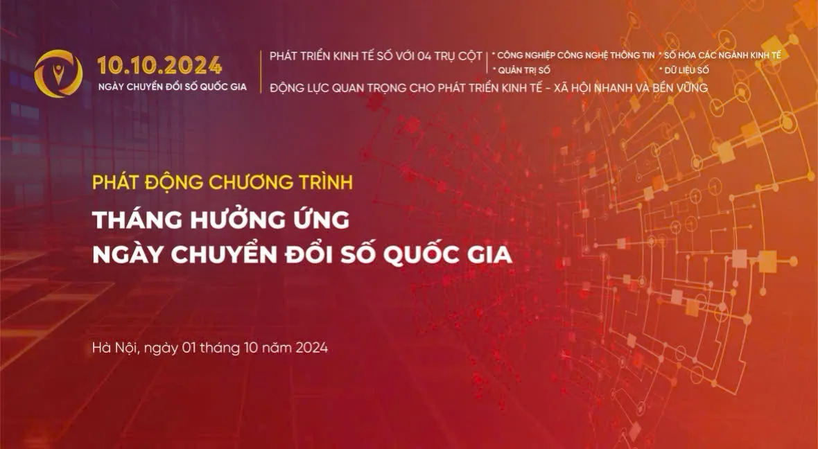 Công bố bộ nhận diện Ngày Chuyển đổi số quốc gia năm 2024 - Ảnh 1.