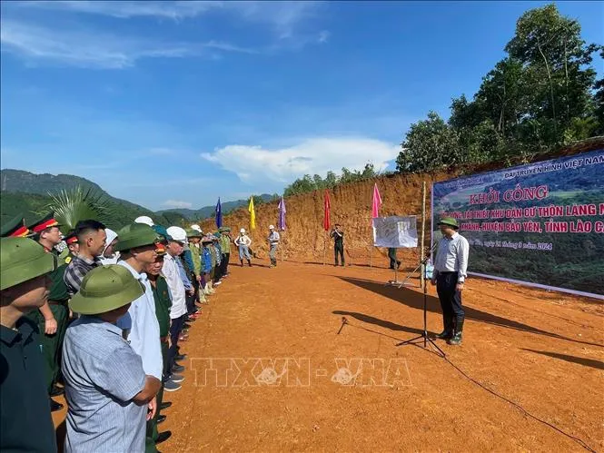 Khởi công xây dựng tái thiết khu dân cư thôn Làng Nủ, Lào Cai - Ảnh 2.