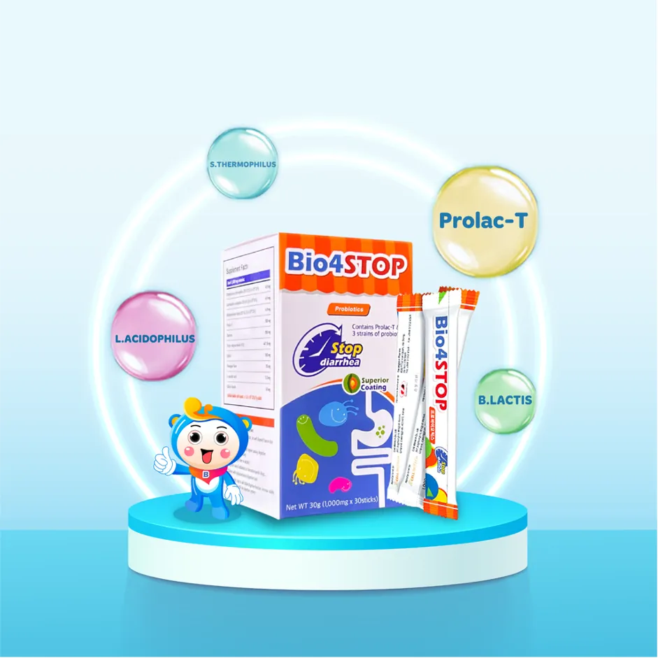 Bio4STOP - Men vi sinh cho hệ ti&ecirc;u ho&aacute; của b&eacute; - Ảnh 1.