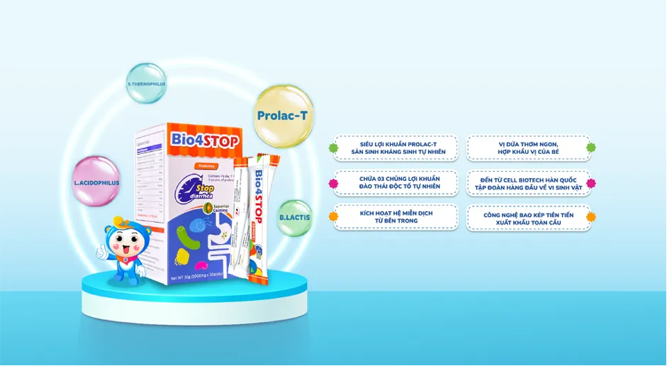 Bio4STOP - Men vi sinh cho hệ ti&ecirc;u ho&aacute; của b&eacute; - Ảnh 2.