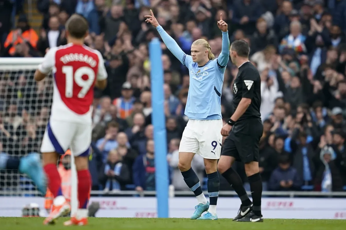 Arsenal mất điểm đau đớn trước Man City: John Stones cướp đi chiến thắng phút cuối! - Ảnh 1. Arsenal mất điểm đau đớn trước Man City: John Stones cướp đi chiến thắng phút cuối! - Ảnh 1.