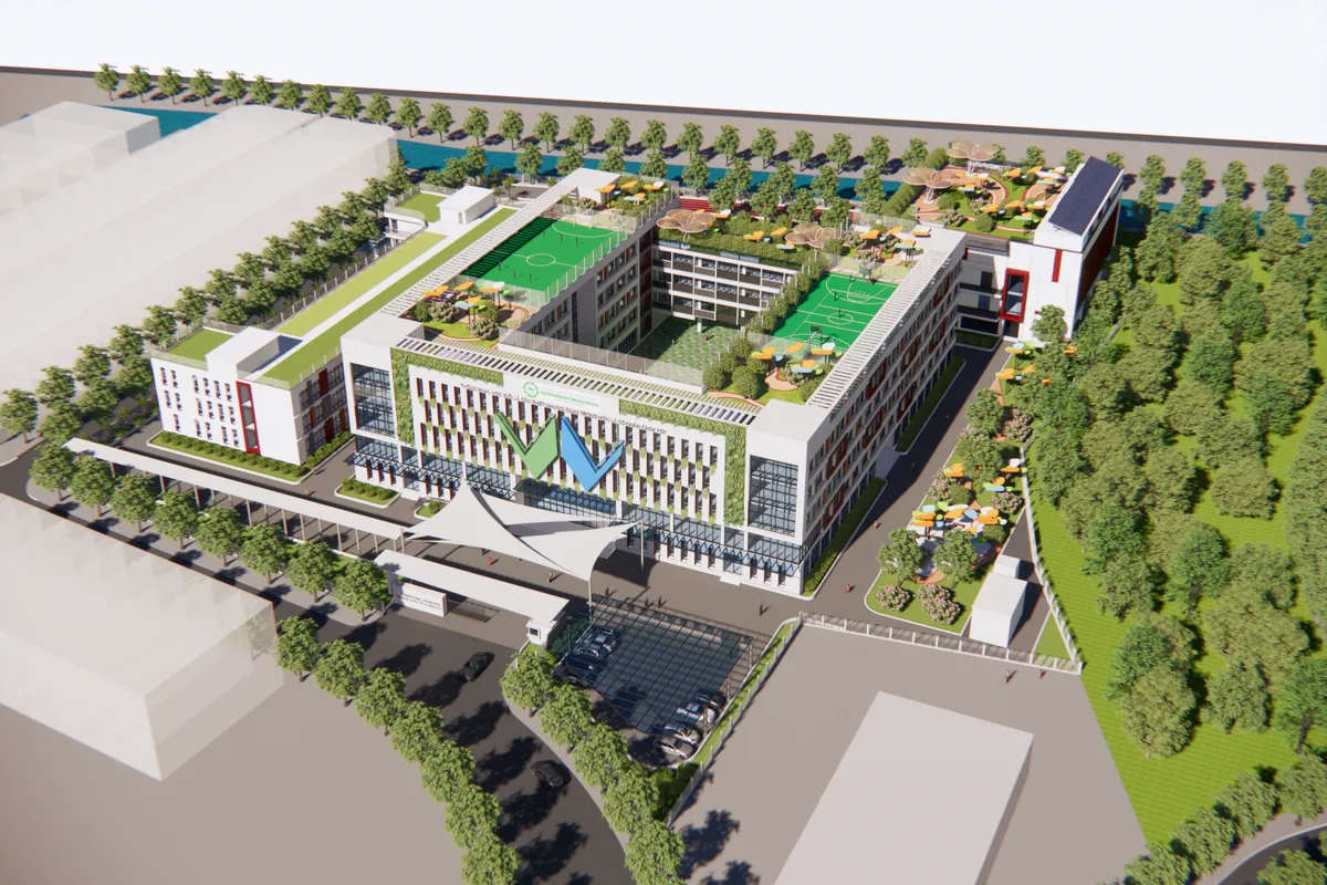 Khởi c&ocirc;ng x&acirc;y dựng trường li&ecirc;n cấp quốc tế đầu ti&ecirc;n tại Th&agrave;nh phố Hải Dương - Ảnh 1.