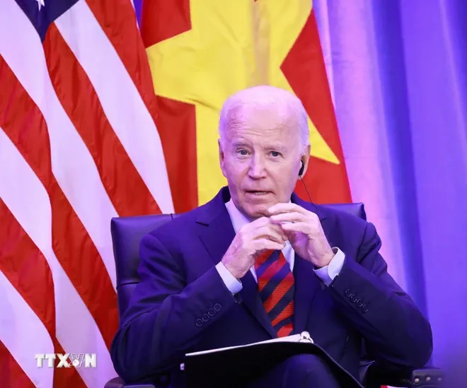 Tổng Bí thư, Chủ tịch nước Tô Lâm gặp Tổng thống Hoa Kỳ Joe Biden - Ảnh 2.