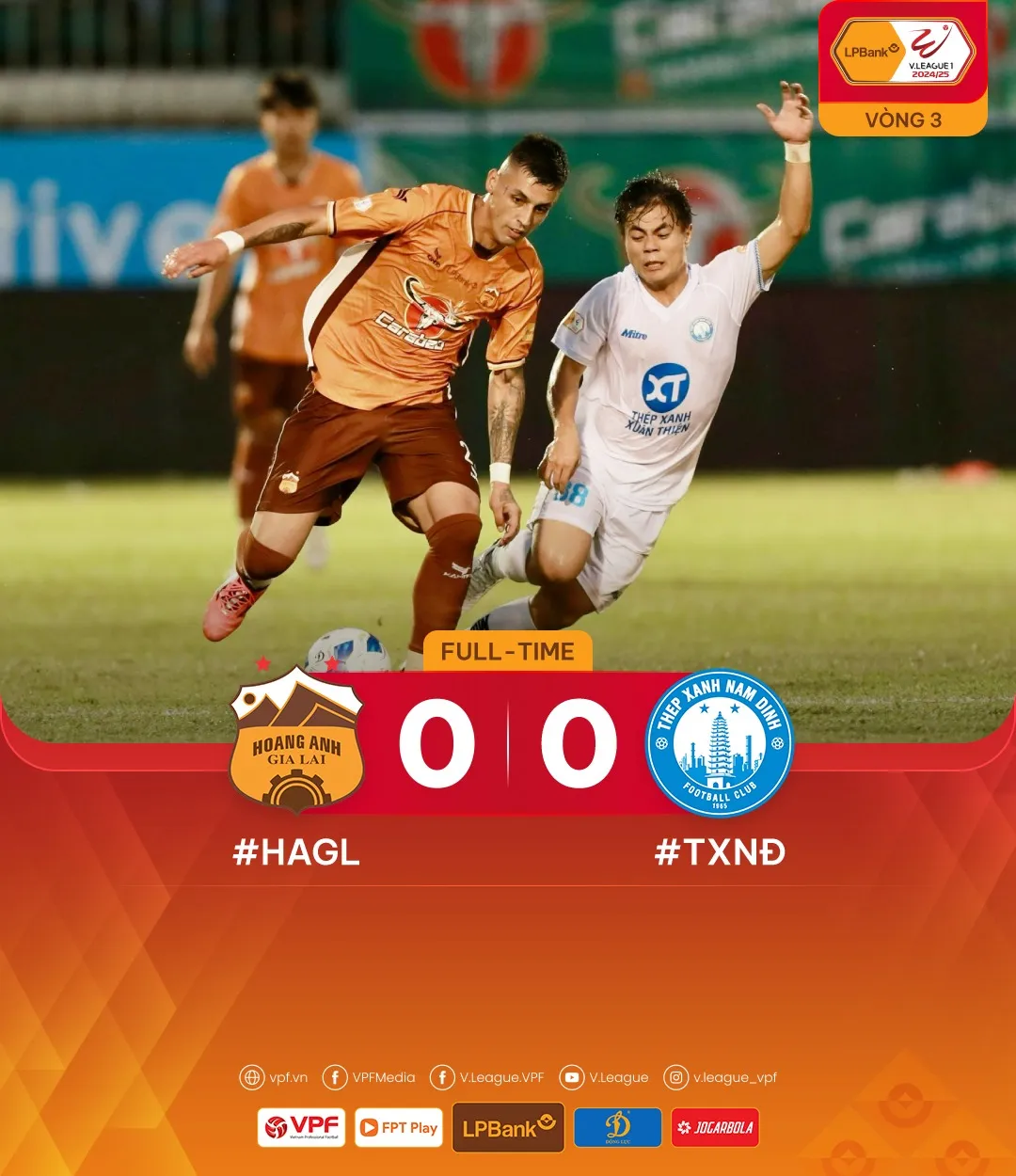 Ho&agrave;ng Anh Gia Lai duy tr&igrave; mạch bất bại tại V.League 2024/25 - Ảnh 1.