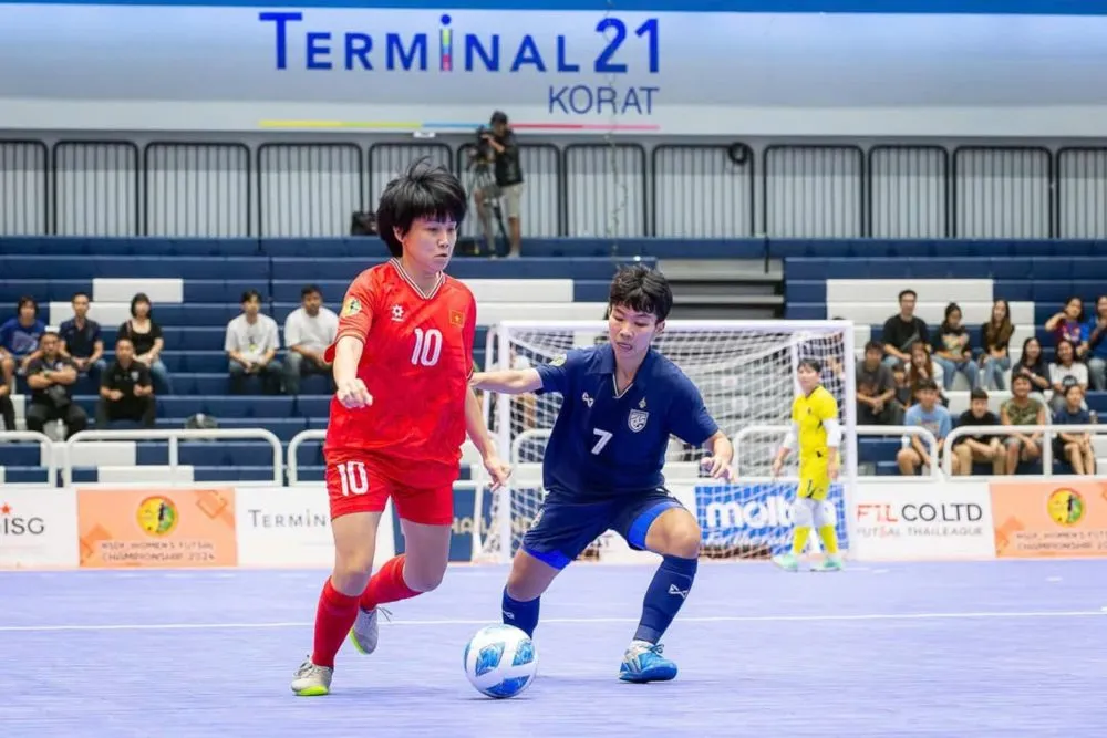 ĐT futsal nữ Việt Nam v&ocirc; địch giải giao hữu quốc tế tại Th&aacute;i Lan - Ảnh 1.