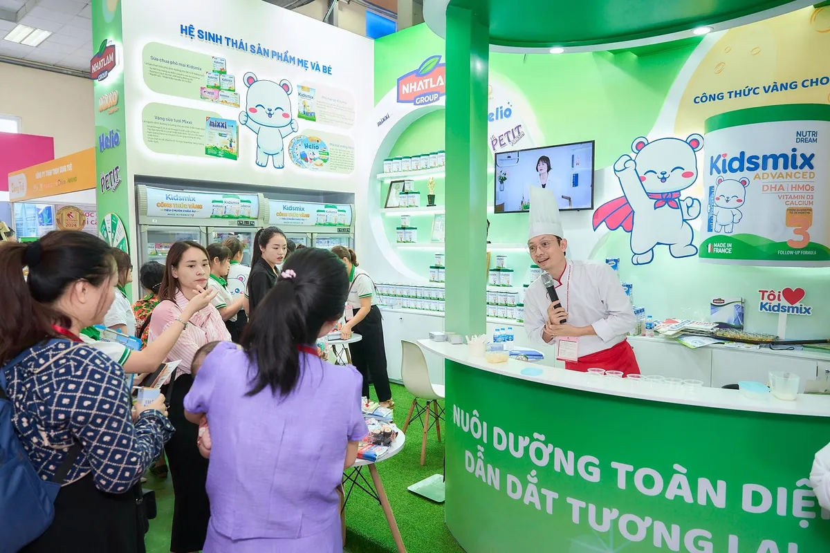 Dấu ấn độc bản của Nhất L&acirc;m group tại triển l&atilde;m quốc tế Mẹ v&agrave; b&eacute; Vietbaby 2024 - Ảnh 2.