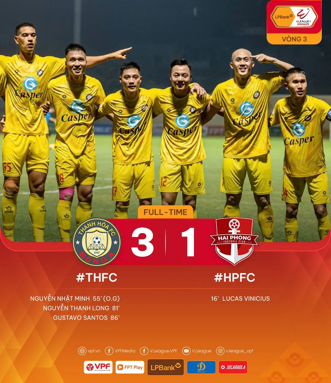 Đ&ocirc;ng &Aacute; Thanh H&oacute;a ngược d&ograve;ng gi&agrave;nh chiến thắng trước CLB Hải Ph&ograve;ng   - Ảnh 1.