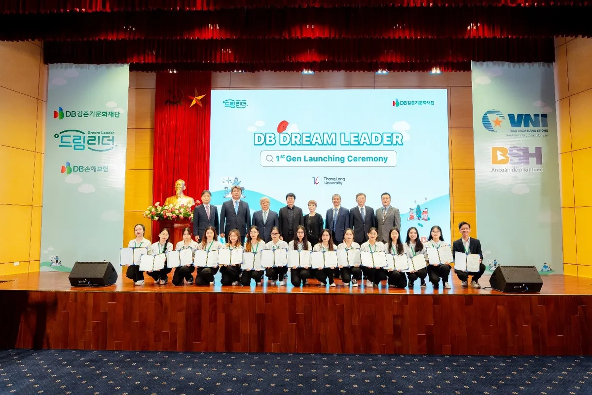 Khởi động dự án học bổng DB Dream Leader Global: Nuôi dưỡng thế hệ lãnh đạo tương lai - Ảnh 3.