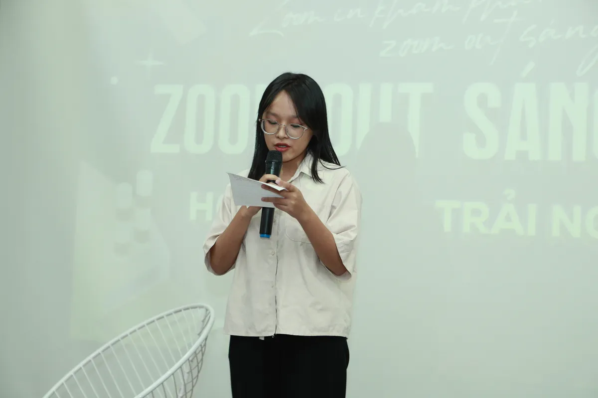 BTV Hạnh Phúc, nhà báo Trường Sơn giao lưu với sinh viên Báo chí qua workshop “Zoom In khám phá, Zoom Out sáng tạo” - Ảnh 5.