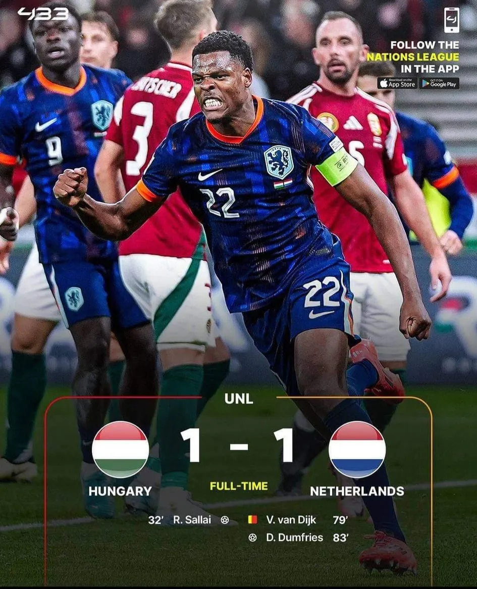Kết quả UEFA Nations League rang sáng 12/10 | ĐT Đức thắng dễ, ĐT Hà Lan chật vật giành 1 điểm - Ảnh 1.