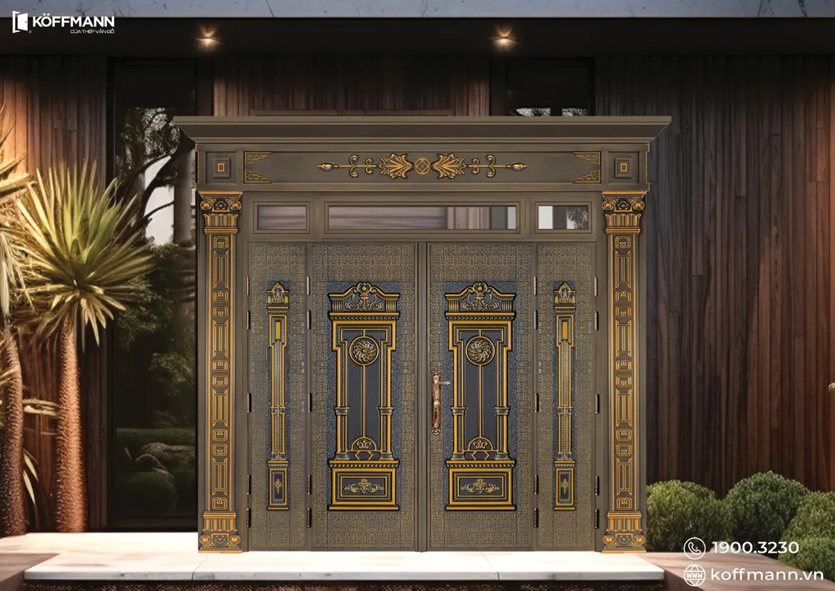 Koffmann ra mắt 3 mẫu cửa Classic 5D mới với gam m&agrave;u cổ điển ấn tượng - Ảnh 2.
