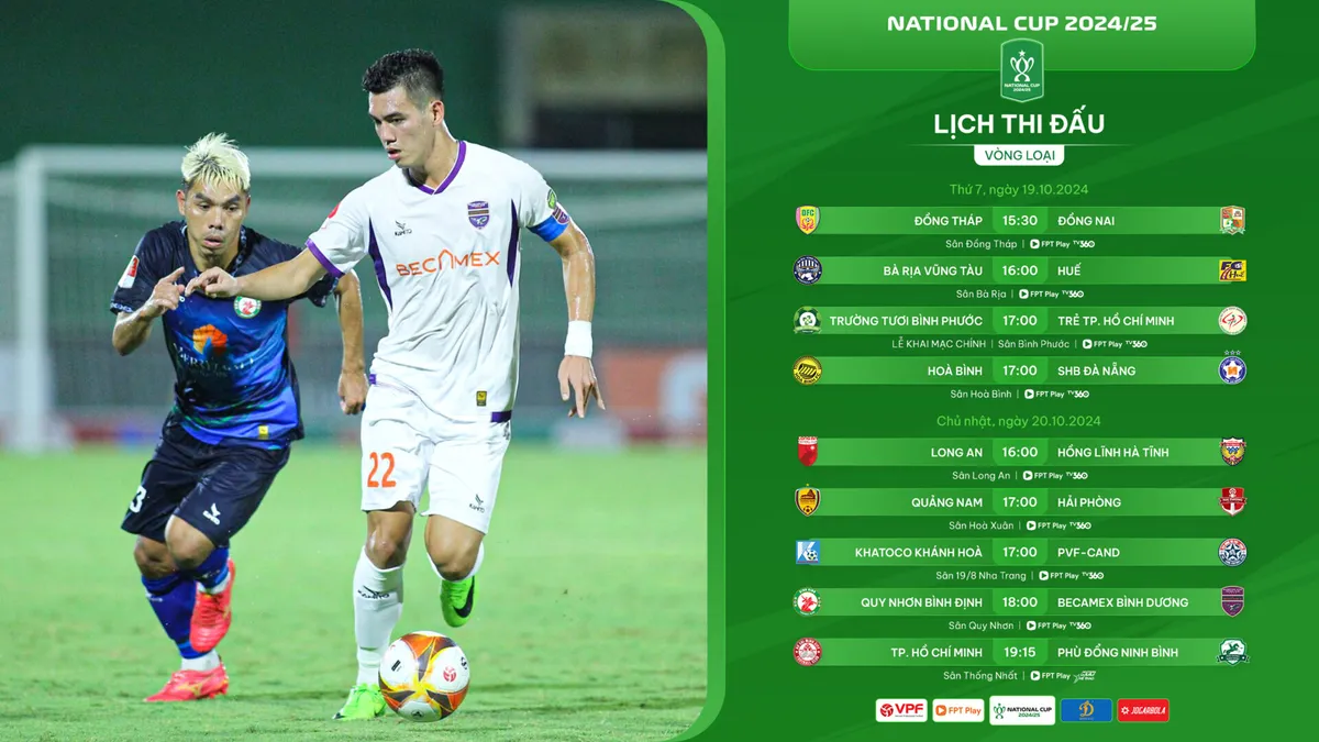 Trước v&ograve;ng loại C&uacute;p Quốc gia 2024/25: Đ&aacute;ng chờ đợi ngay từ kh&uacute;c mở đầu! - Ảnh 1.
