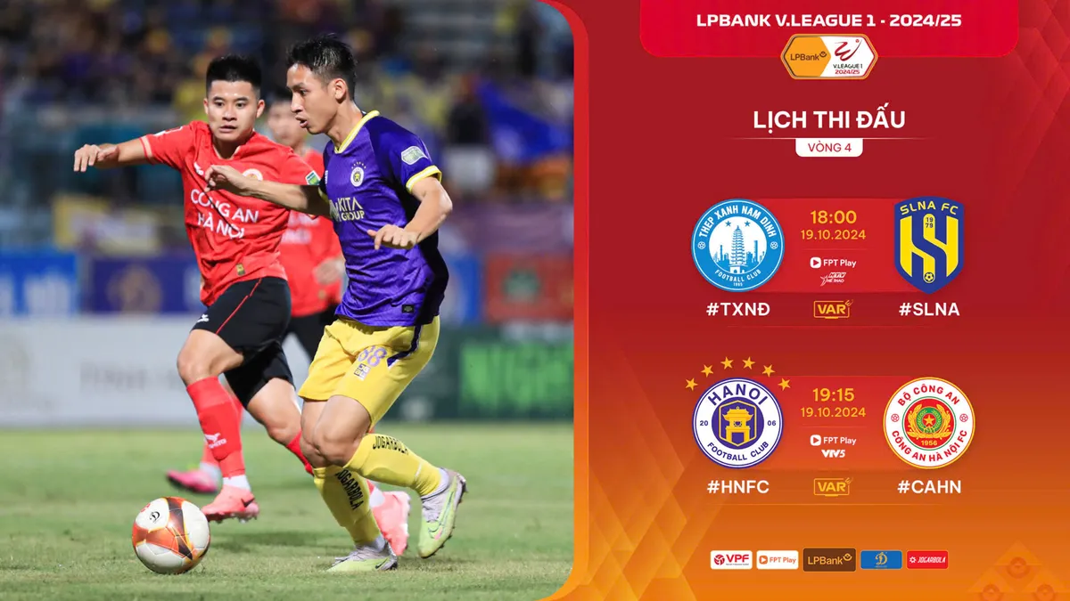 Đấu b&ugrave; v&ograve;ng 4 V.League 2024/25: T&acirc;m điểm tr&ecirc;n s&acirc;n H&agrave;ng Đẫy - Ảnh 1.