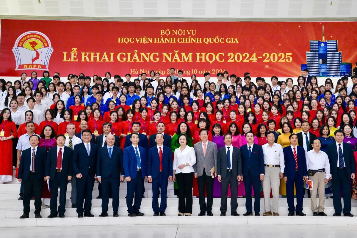 Học viện Hành chính Quốc gia khai giảng năm học mới 2024-2025 - Ảnh 3.