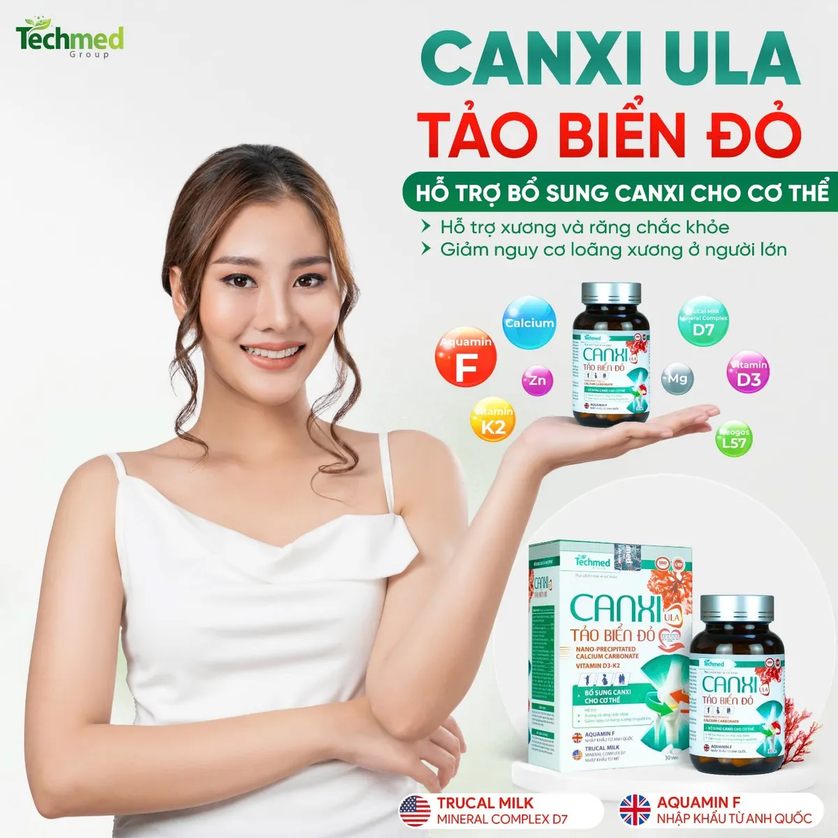 Techmed Group được vinh danh với sản phẩm Canxi Ula tảo biển đỏ - Lựa chọn ho&agrave;n hảo cho xương khớp - Ảnh 2.