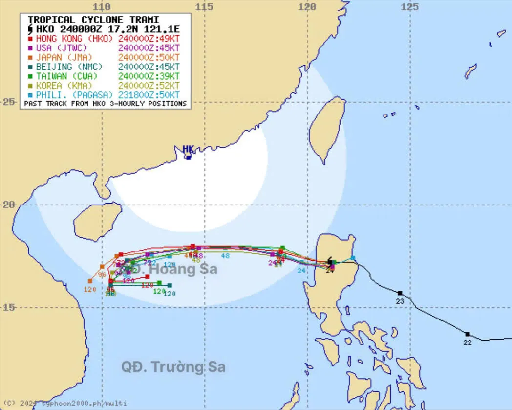 Vì sao bão Trà Mi vào Biển Đông sẽ có đường đi kỳ dị? - Ảnh 2.