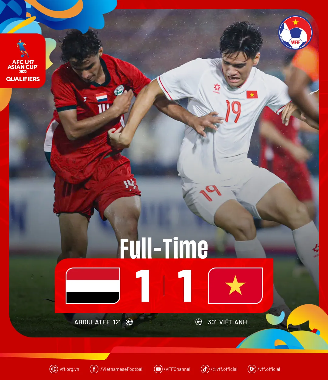 Chia điểm với Yemen, U17 Việt Nam gi&agrave;nh v&eacute; dự VCK U17 ch&acirc;u &Aacute; 2025 - Ảnh 5.