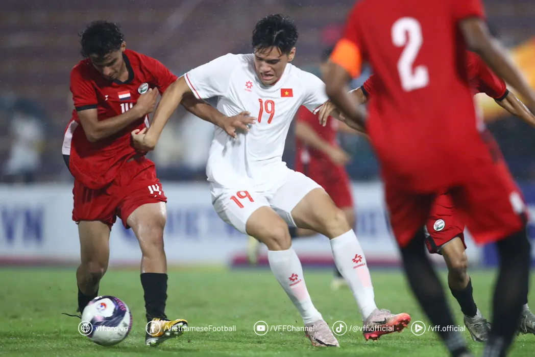Chia điểm với Yemen, U17 Việt Nam gi&agrave;nh v&eacute; dự VCK U17 ch&acirc;u &Aacute; 2025 - Ảnh 1.